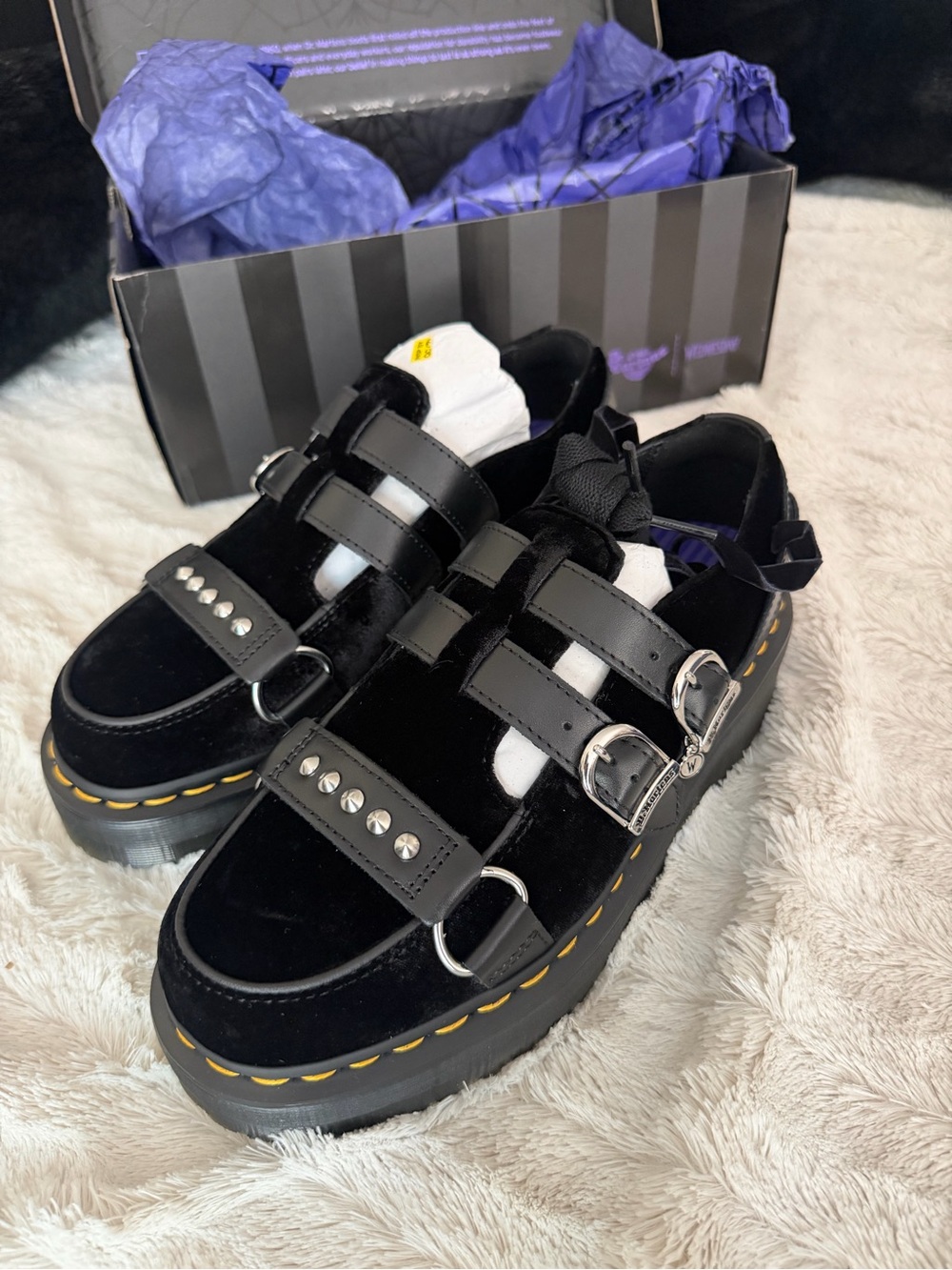 Randy quad Wednesday x Dr. Martens